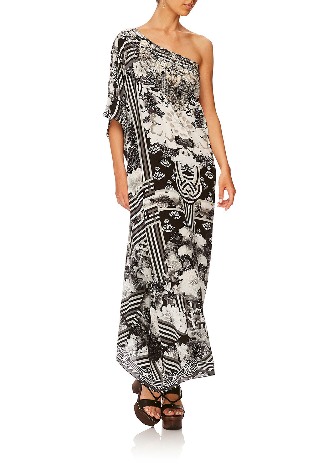 CAMILLA WILD MOONCHILD ROUND NECK KAFTAN