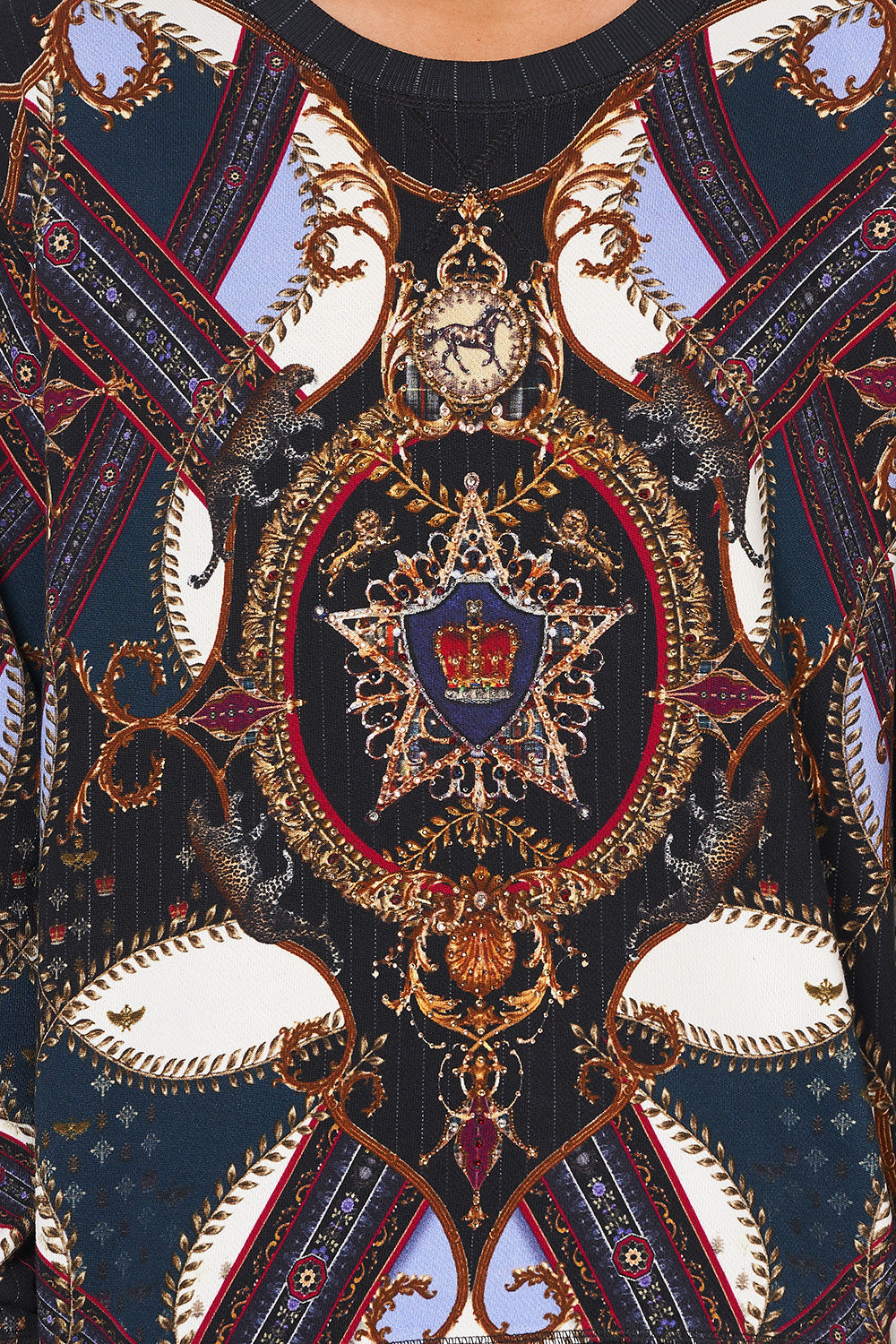 ROUND NECK SWEATER DINING HALL DARLING