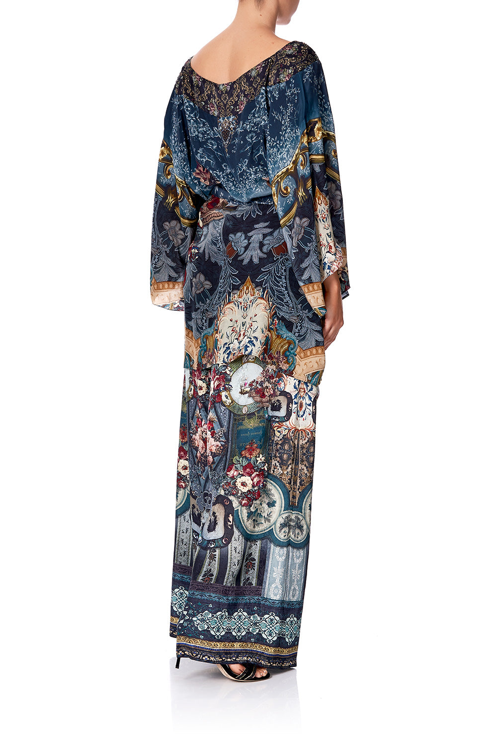 ROUND NECK TOP WITH BELT HOTEL BOHEME