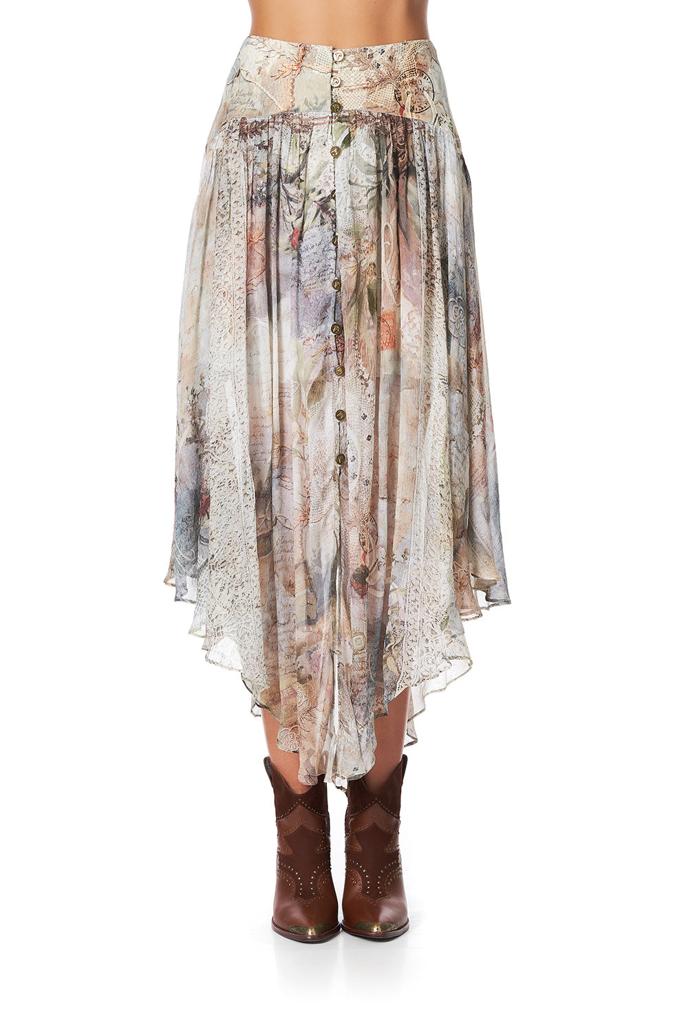 SHAPED WAIST SKIRT LETTERS FROM HILDA