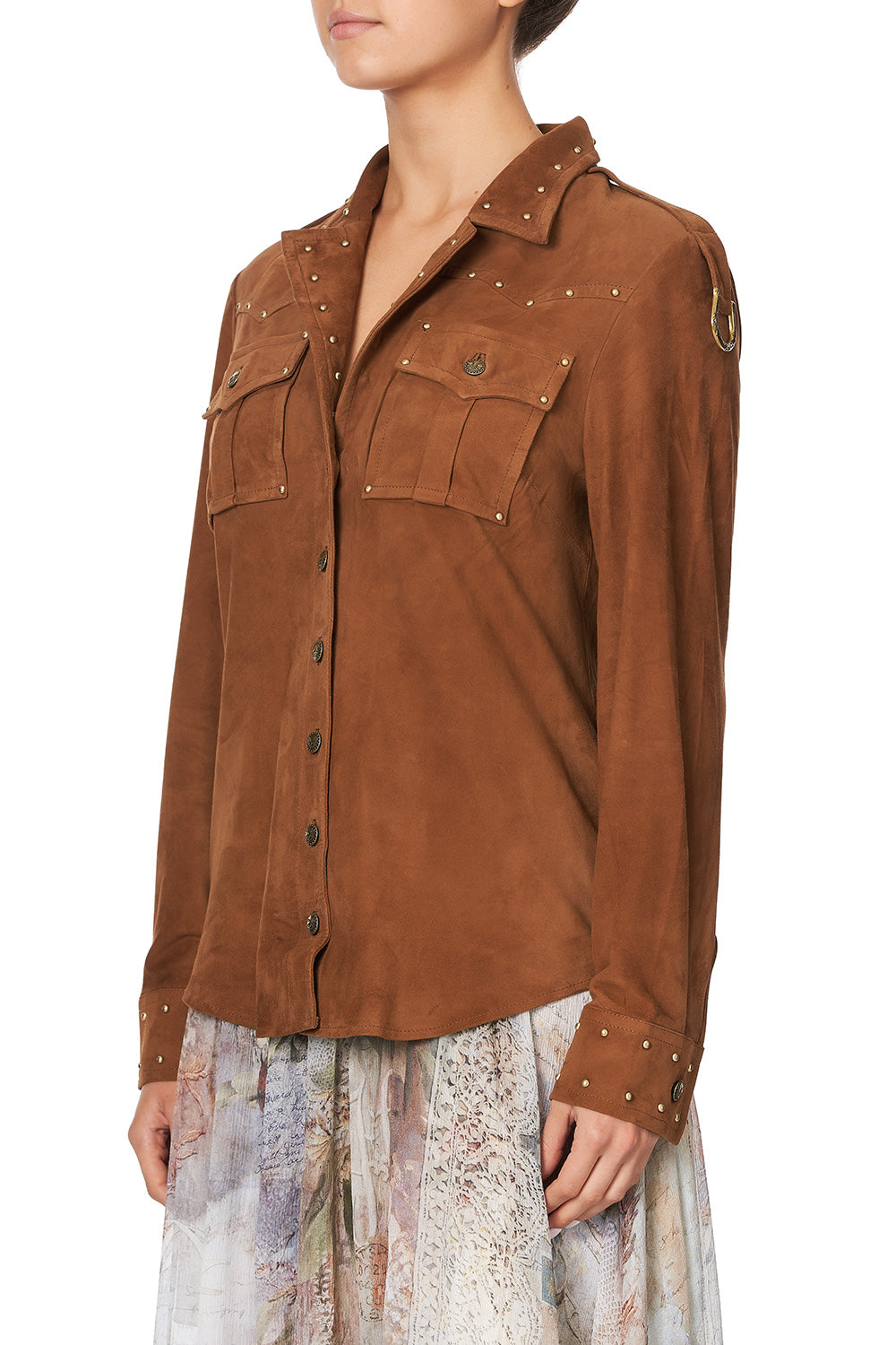 SHAPED YOKE SHIRT LETTERS FROM HILDA