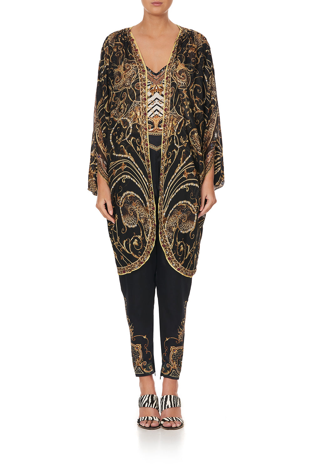 SHORT GATHERED LAYER WITH DRAPED SHOULDER STUDIO 54