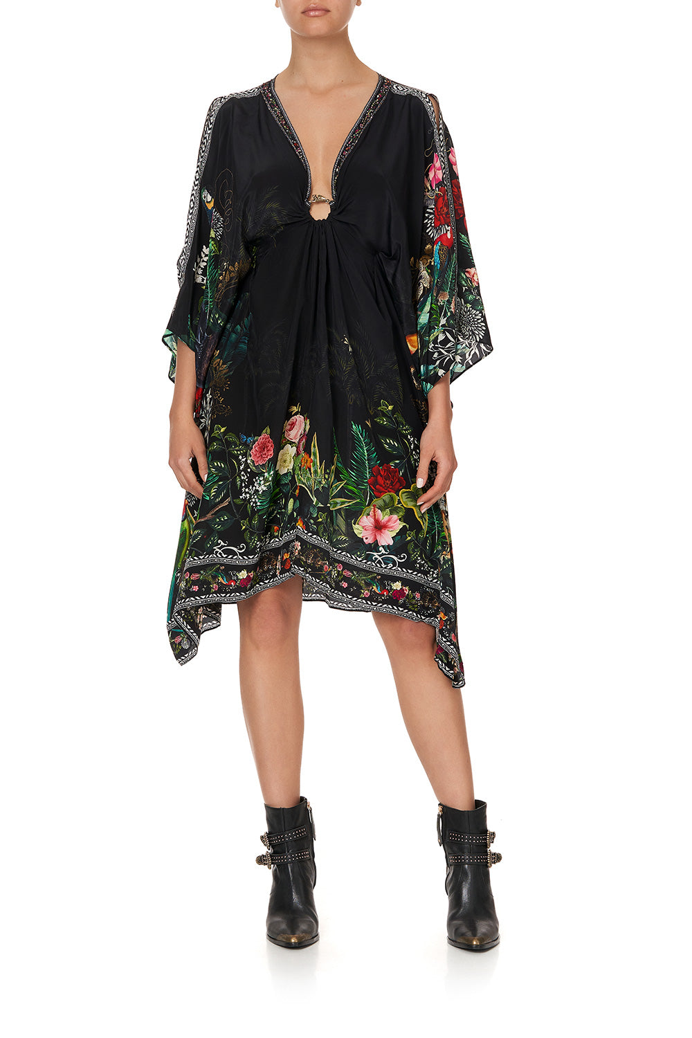 SHORT KAFTAN WITH HARDWARE RAISED WITH WOLVES