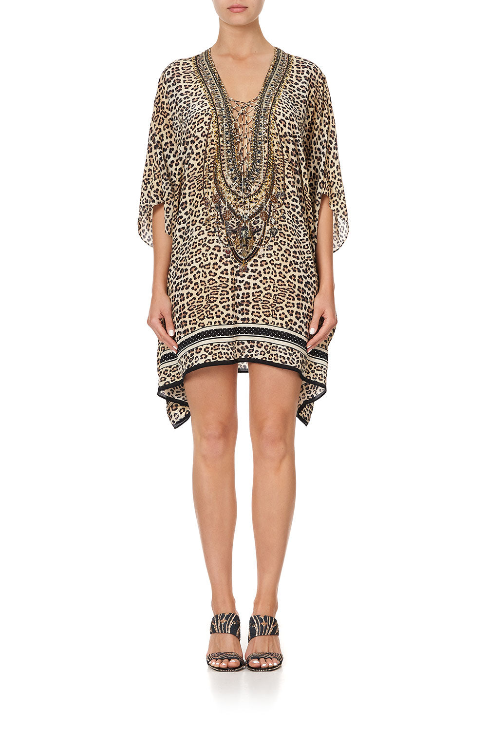 SHORT LACE UP KAFTAN SEX KITTEN