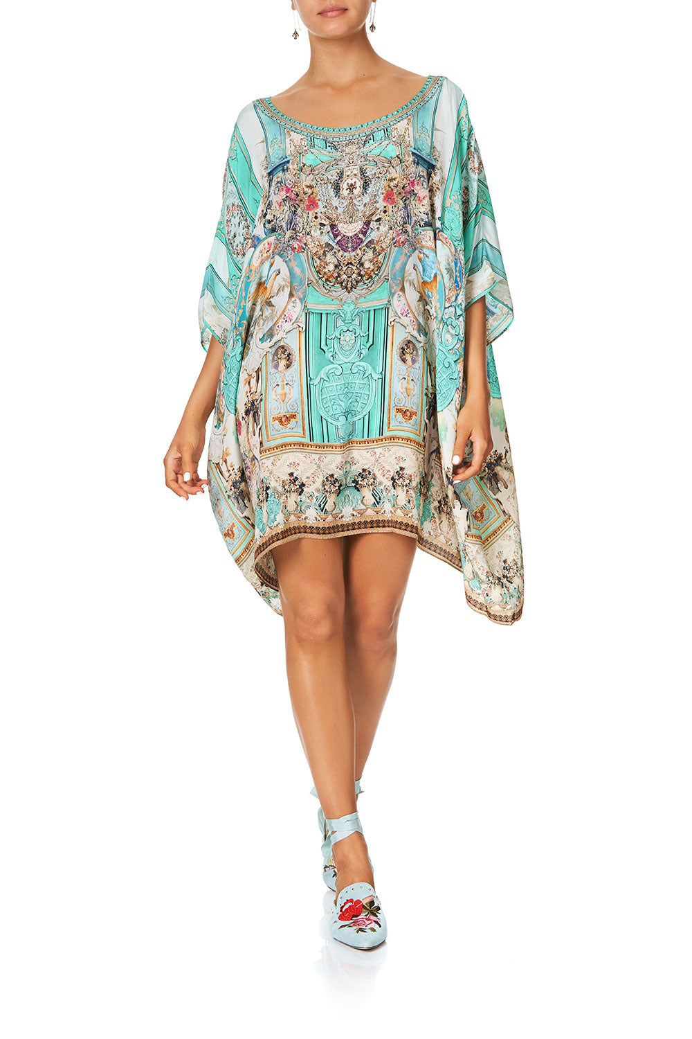 CAMILLA SHORT ROUND NECK KAFTAN I DREAM OF MARIE