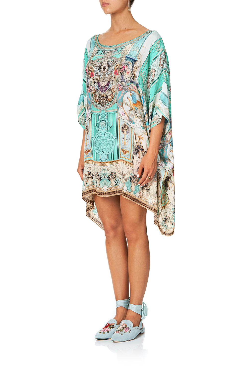 CAMILLA SHORT ROUND NECK KAFTAN I DREAM OF MARIE