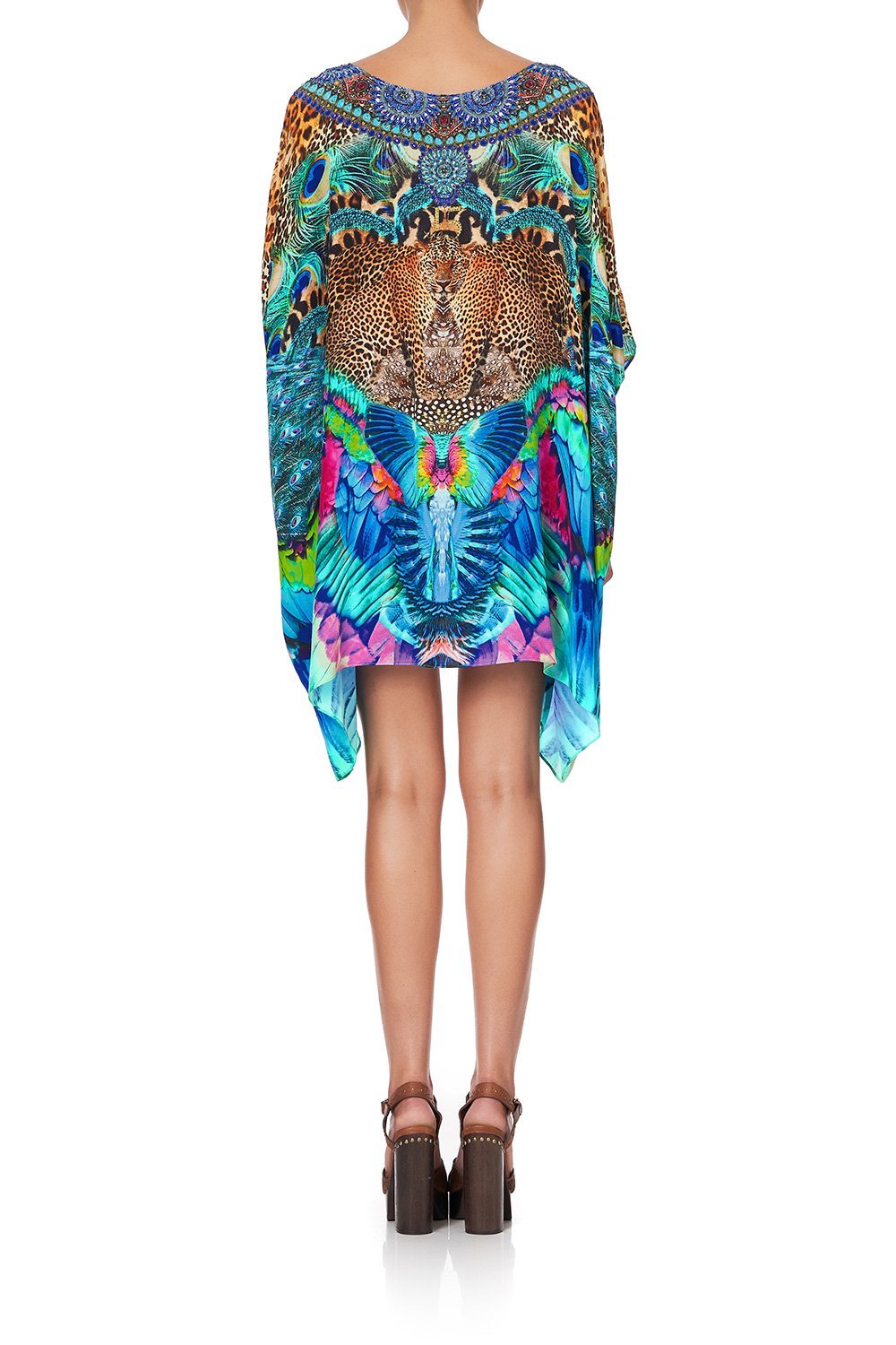 SHORT ROUND NECK KAFTAN MOTHER XANADU