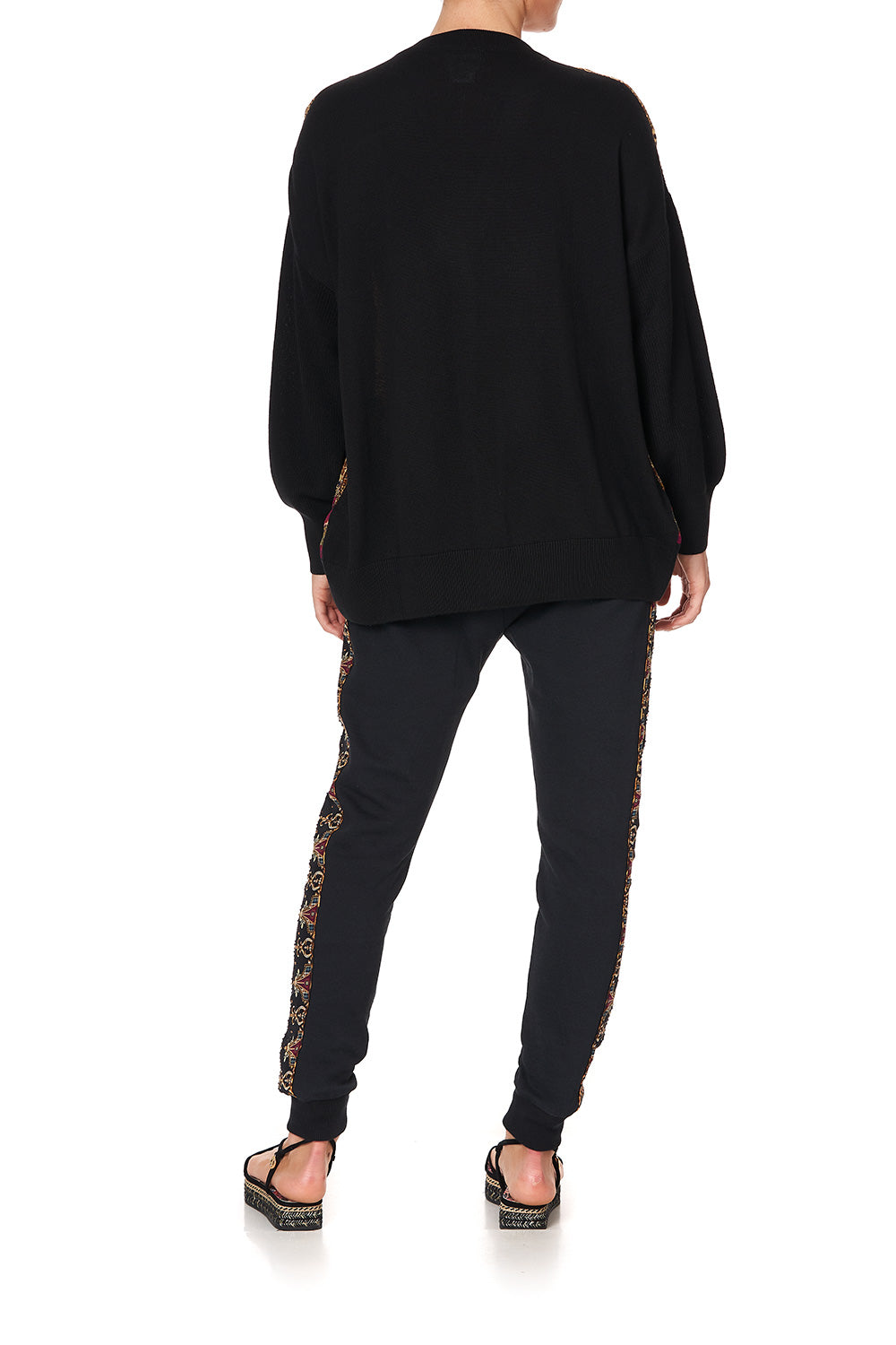 SILK FRONT CARDI LADY LODGE