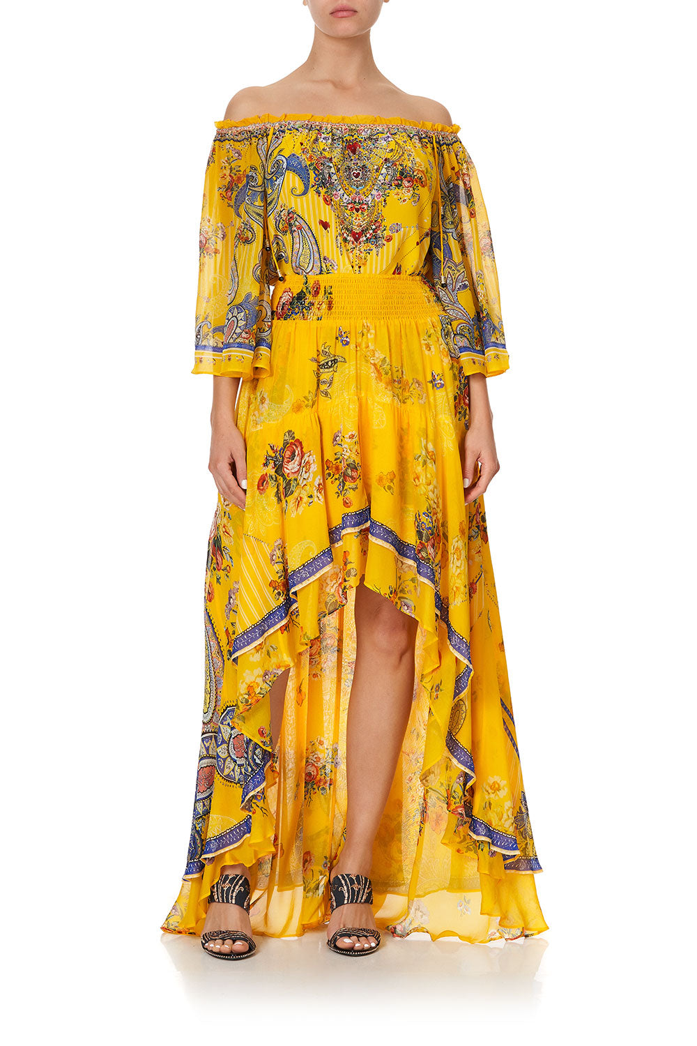 SKIRT WITH DOUBLE LAYER HEM OWN MUSE