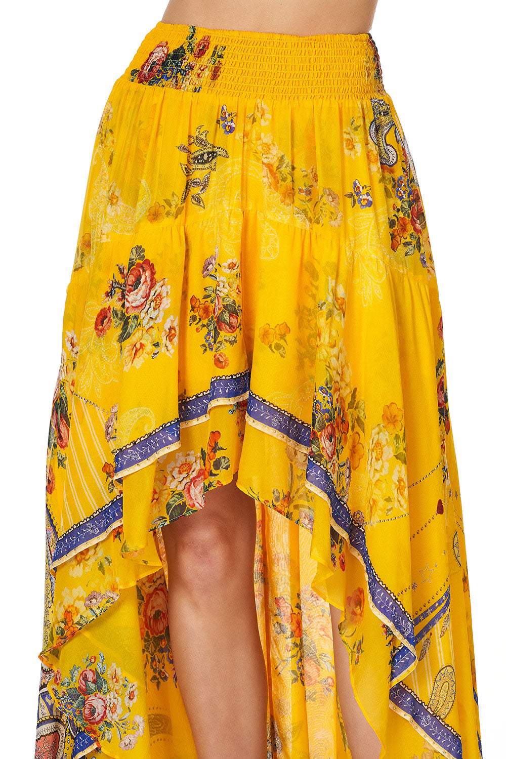 SKIRT WITH DOUBLE LAYER HEM OWN MUSE