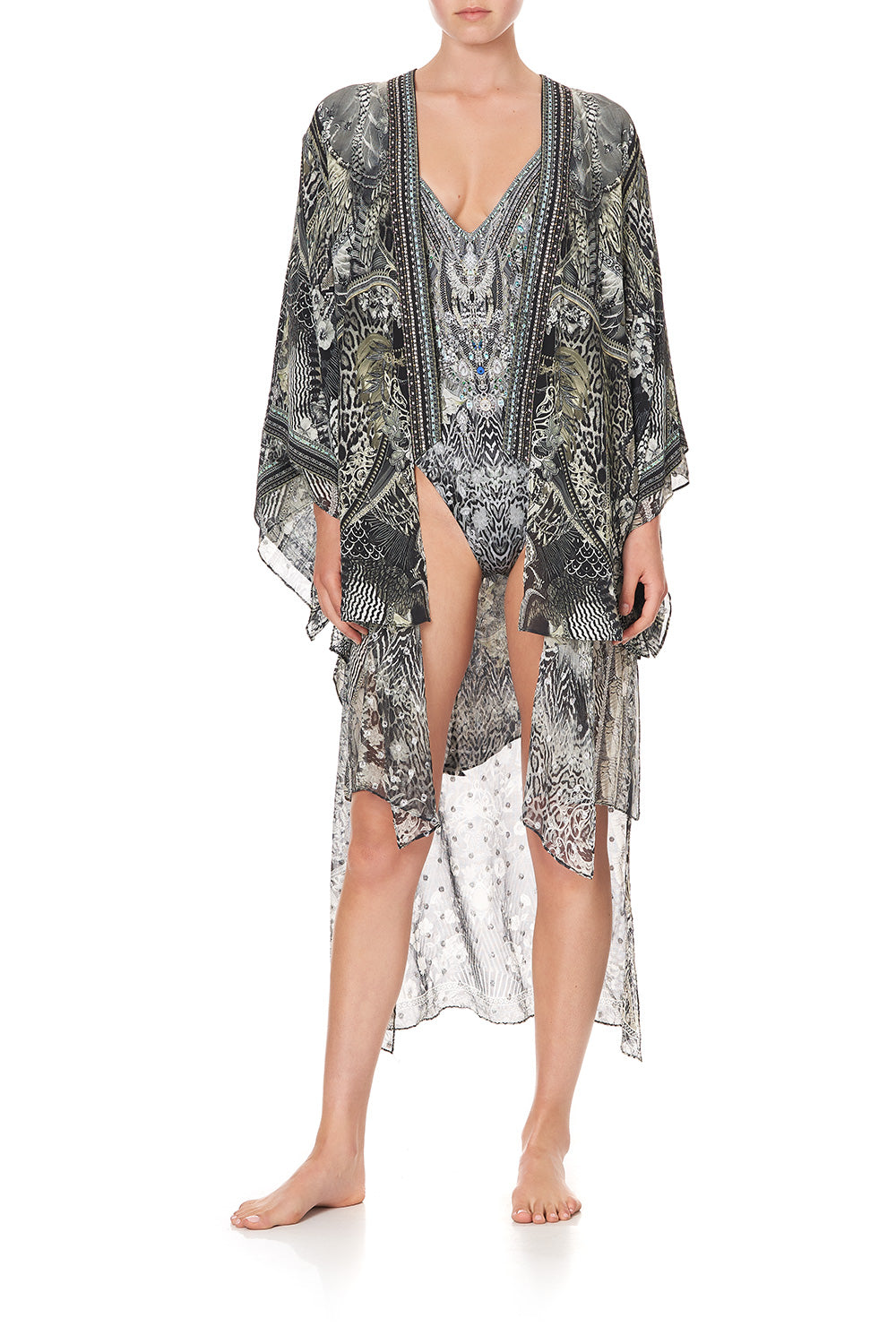 DEEP V NECK ONE PIECE ONE TRIBE