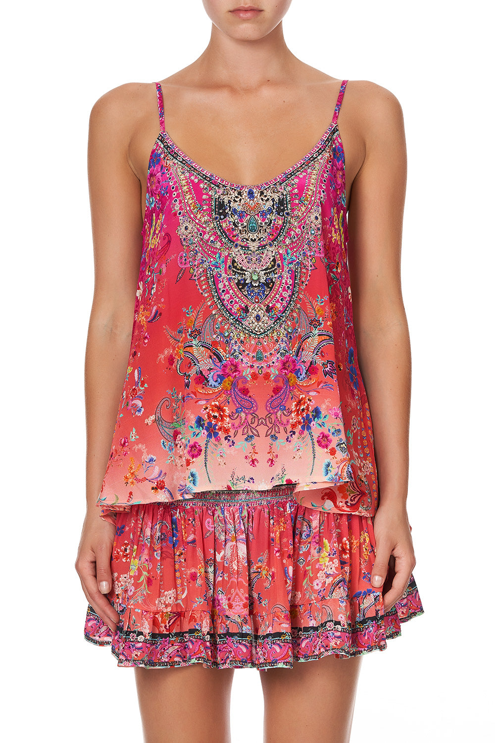 SPLIT BACK CAMI FREE LOVE