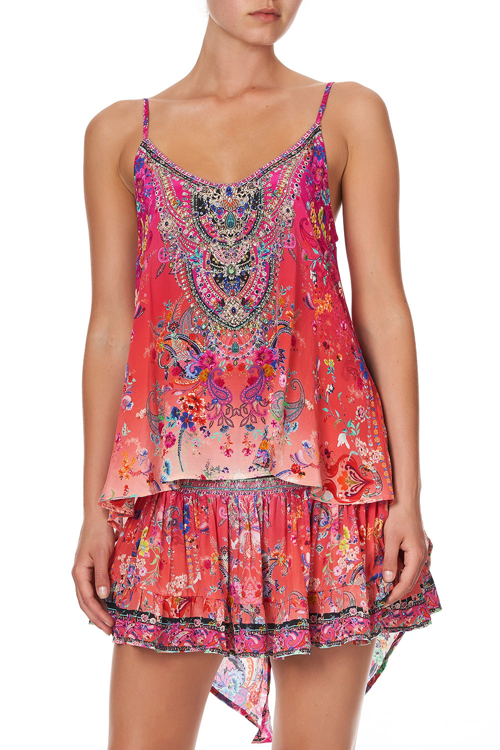 SPLIT BACK CAMI FREE LOVE