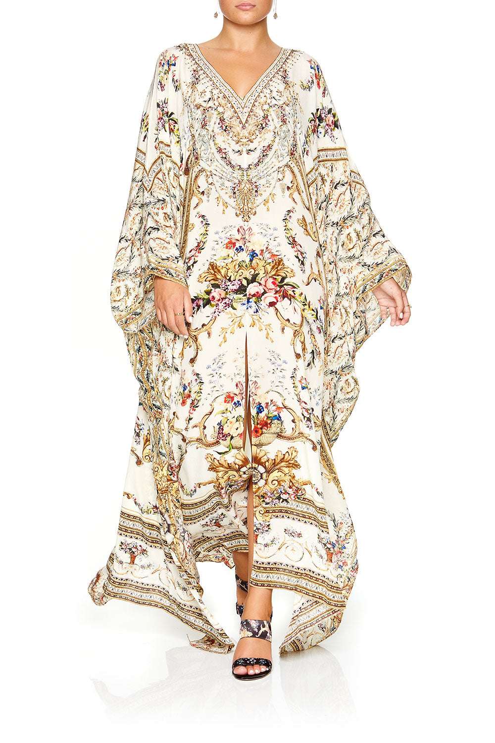 CAMILLA SPLIT FRONT & SLEEVE KAFTAN OLYMPE ODE