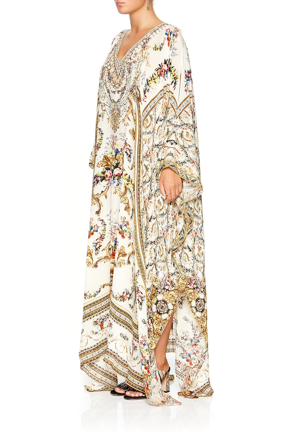CAMILLA SPLIT FRONT & SLEEVE KAFTAN OLYMPE ODE