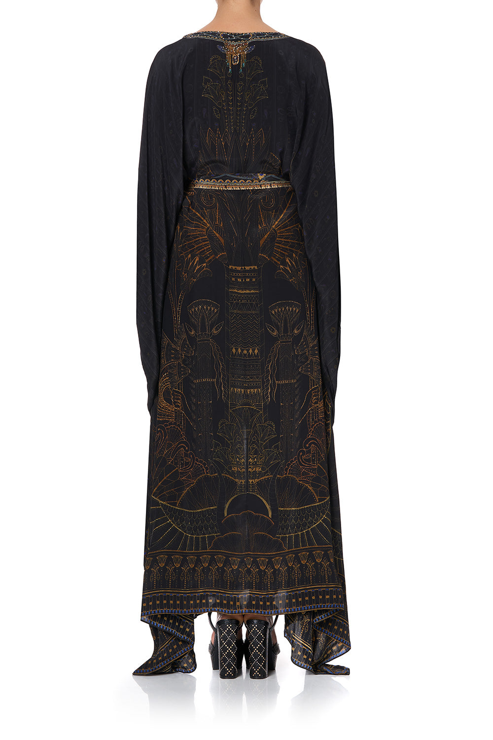 SPLIT HEM LACE UP KAFTAN COBRA KING