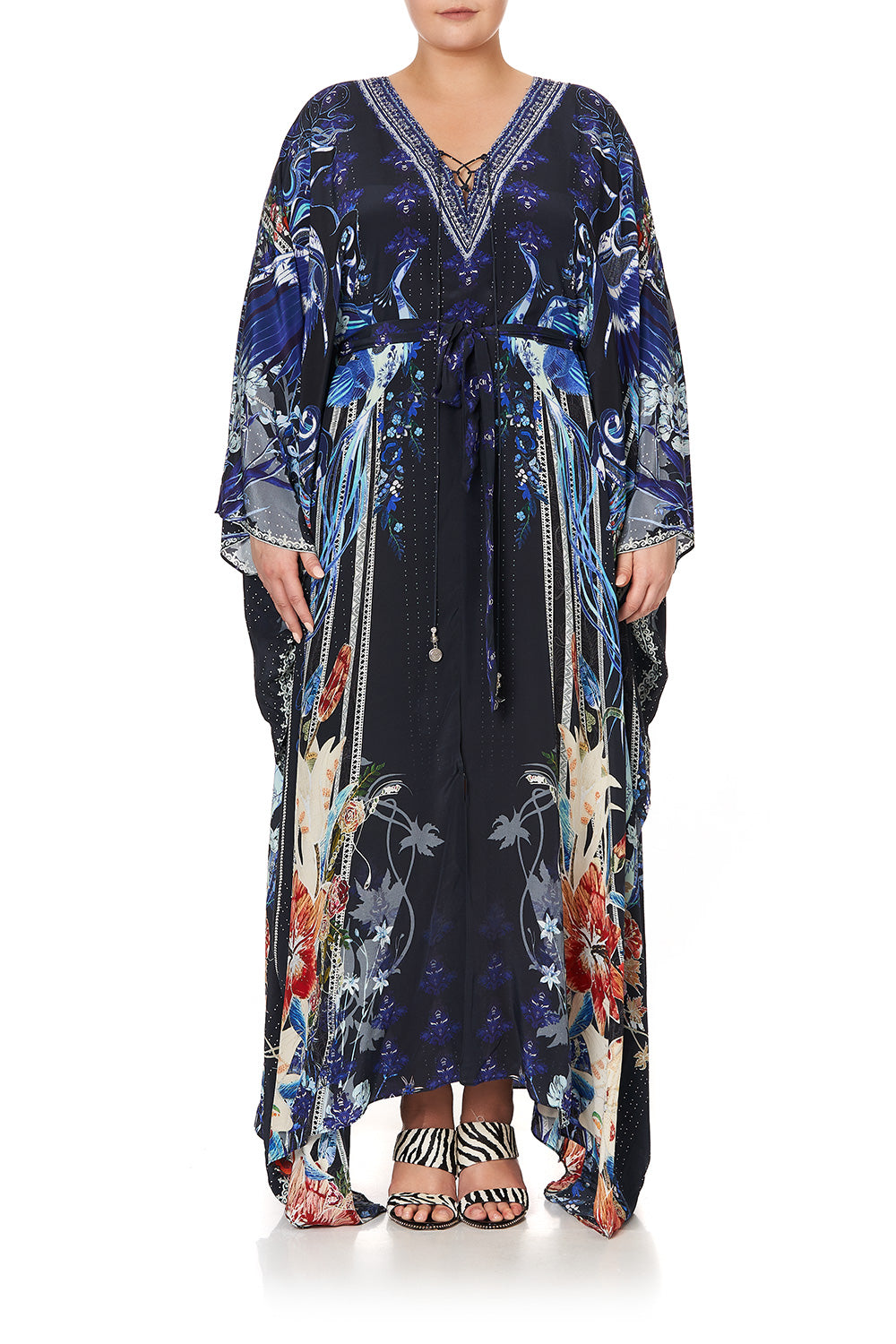 SPLIT HEM LACE UP KAFTAN MARE MYSTIQUE