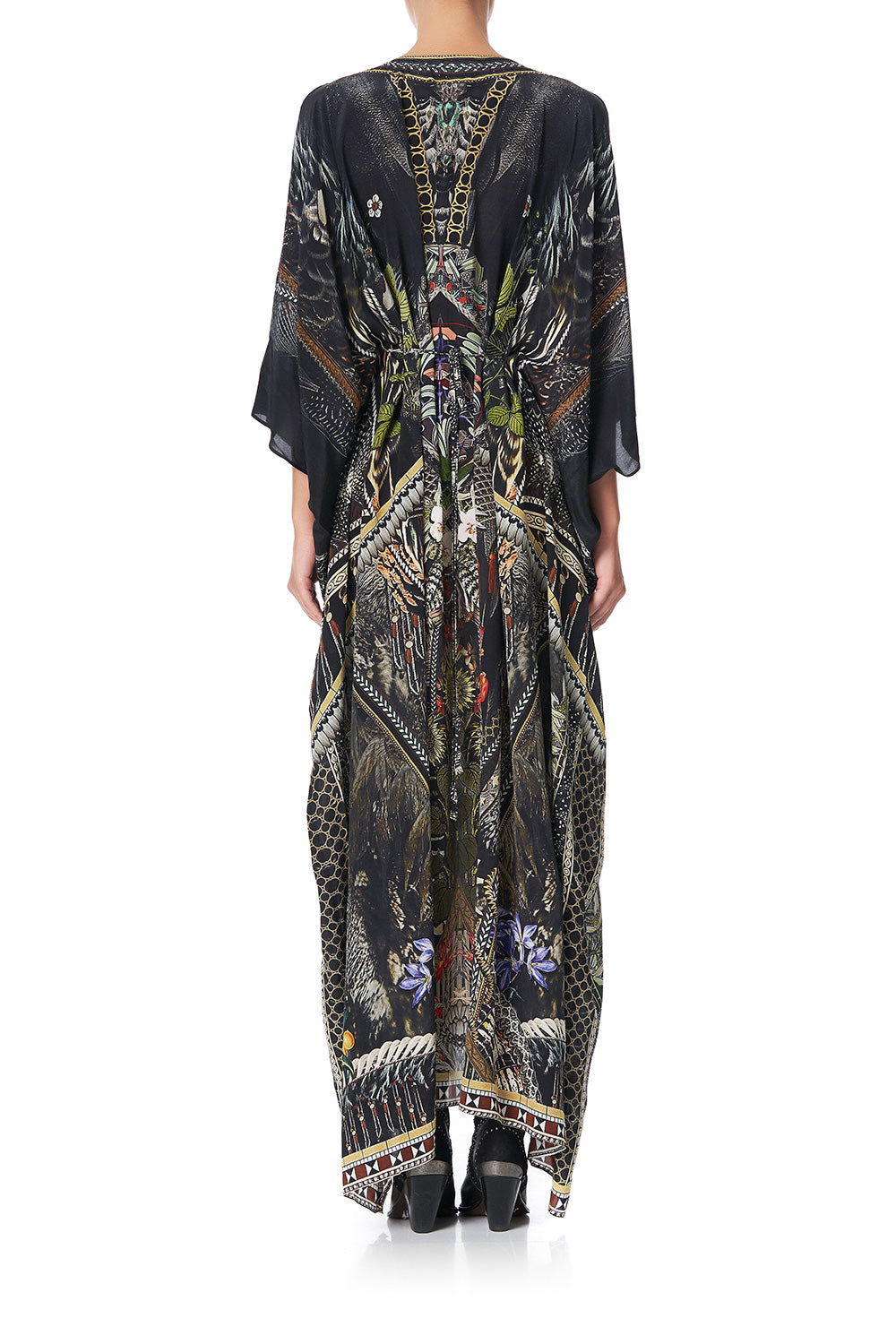 SPLIT SLEEVE KAFTAN WITH HARDWARE BOTANICAL CHRONICLES