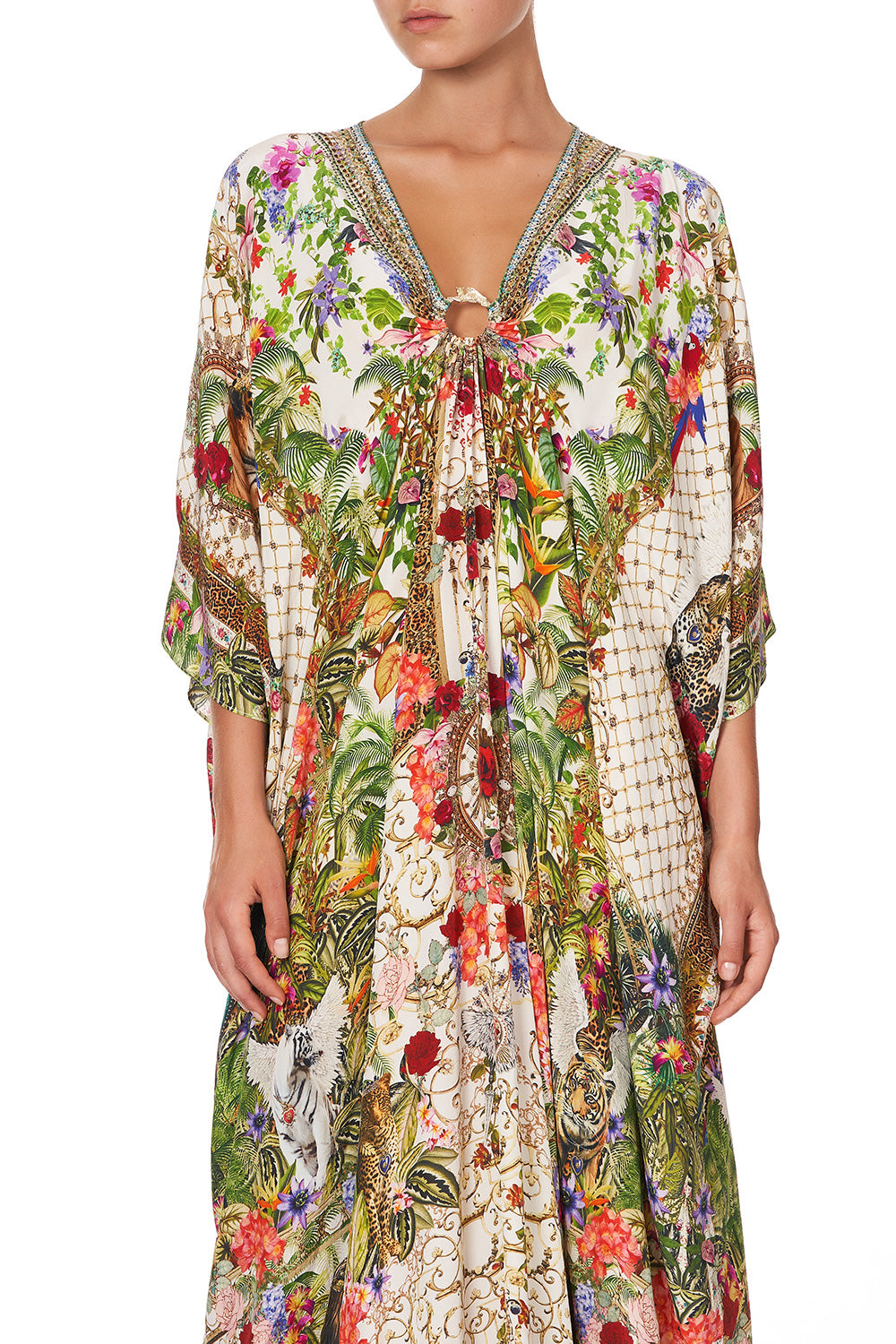 SPLIT SLEEVE KAFTAN WITH HARDWARE FAIR VERONA