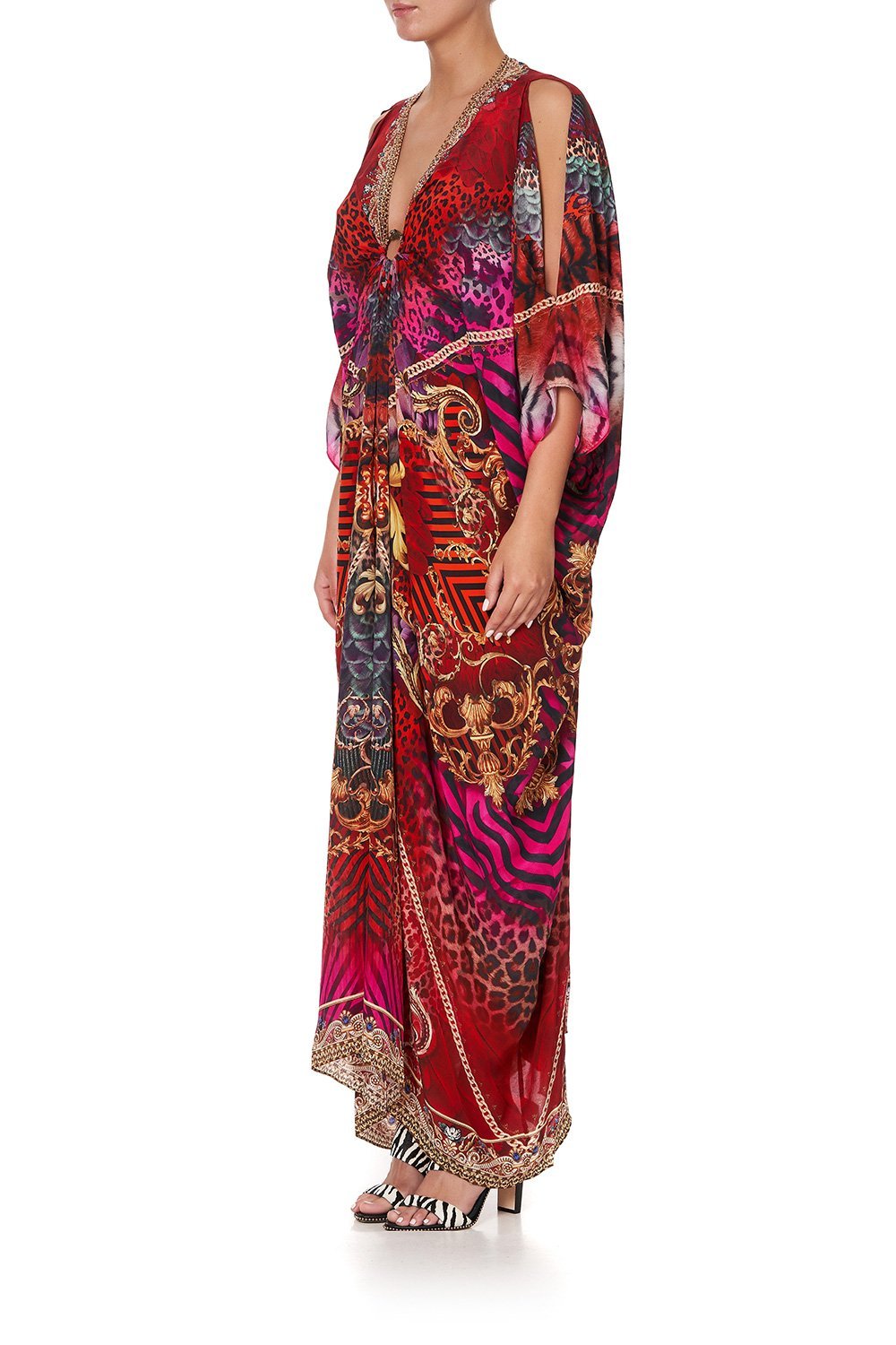 SPLIT SLEEVE KAFTAN WITH HARDWARE SLAVE TO THE RHYTHM