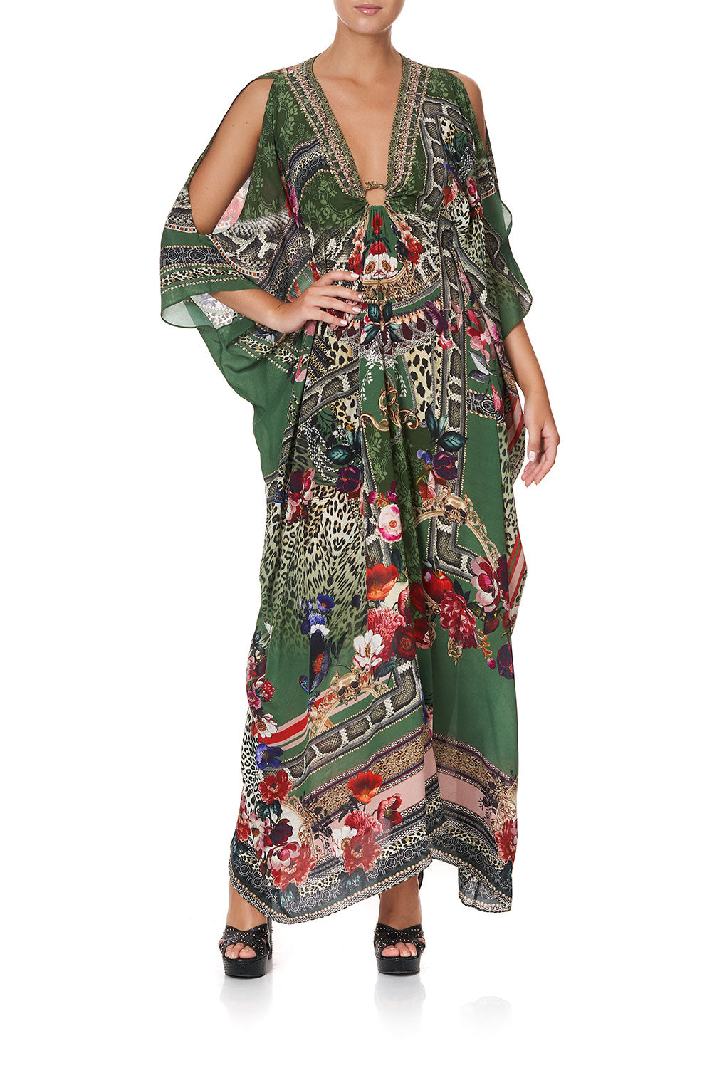 SPLIT SLEEVE KAFTAN WITH HARDWARE TALES OF TIME