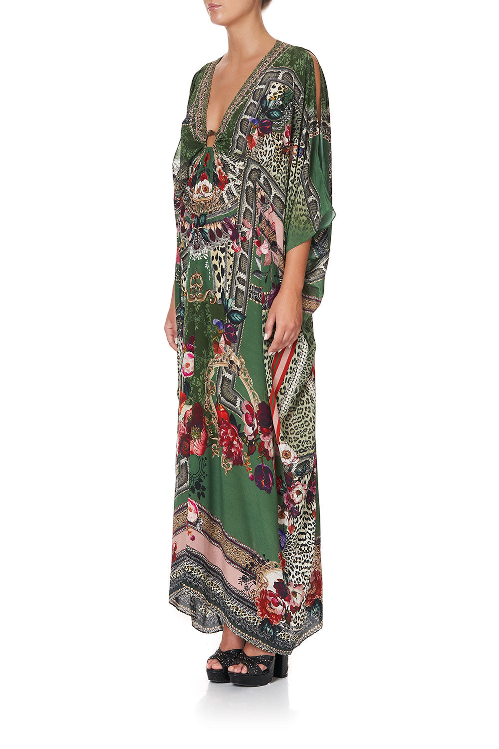 SPLIT SLEEVE KAFTAN WITH HARDWARE TALES OF TIME