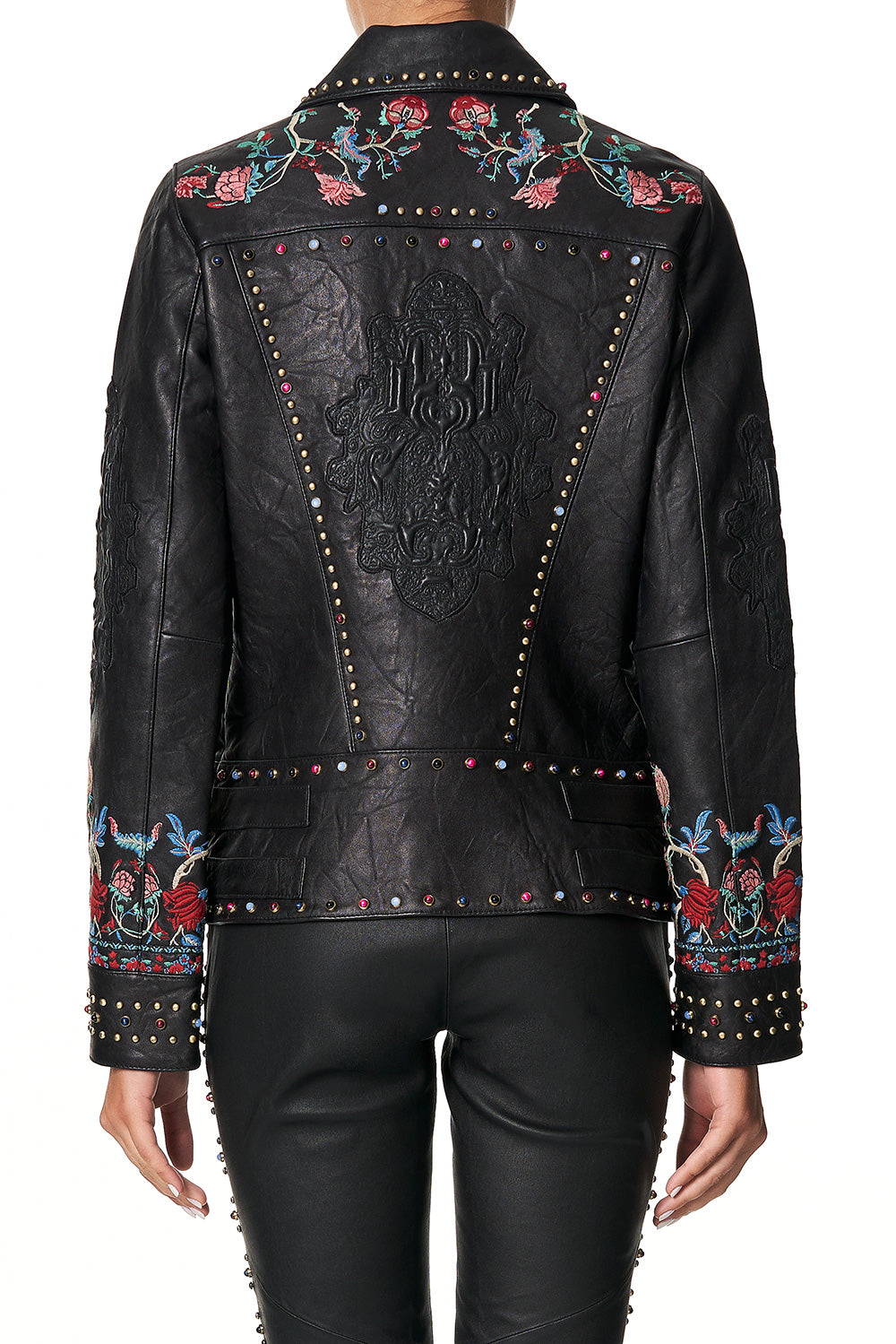 CAMILLA STUDDED BIKER JACKET HAUTE PROVINCIAL