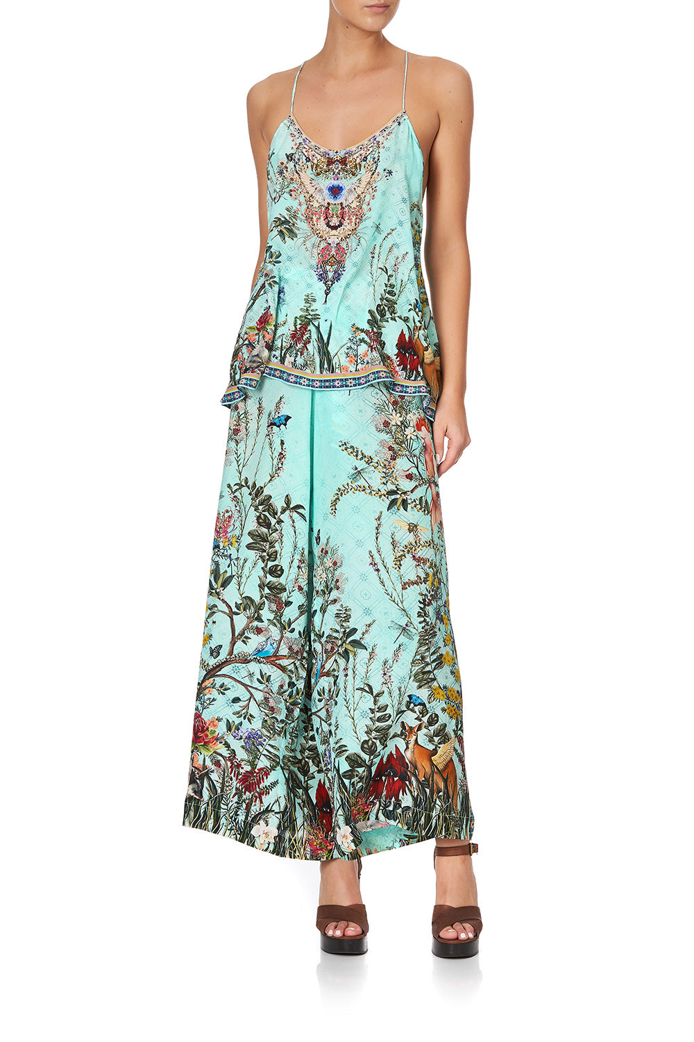 T BACK SHOESTRING TOP MILLAS BACKYARD