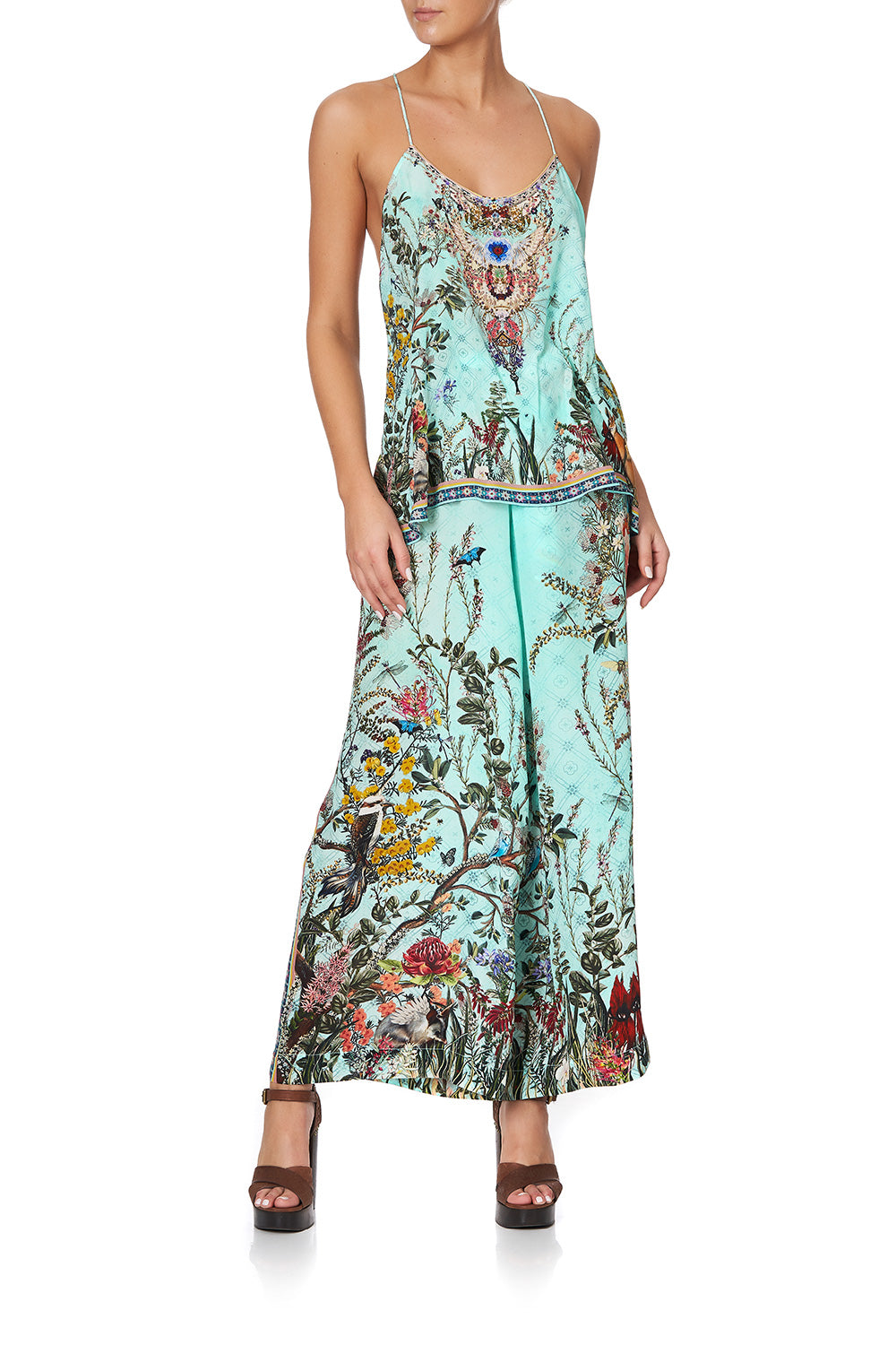 T BACK SHOESTRING TOP MILLAS BACKYARD