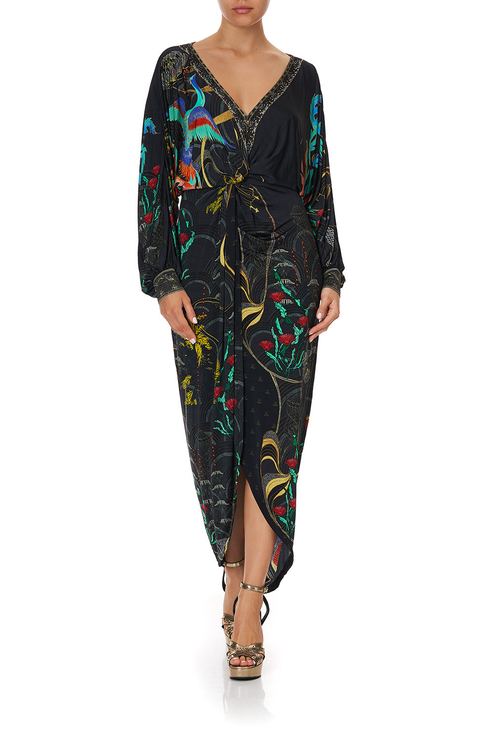 TWIST FRONT DRESS WISE WINGS