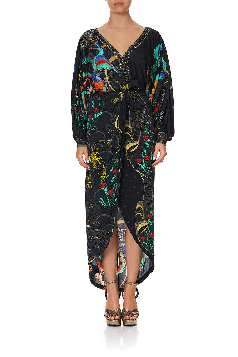 TWIST FRONT DRESS WISE WINGS