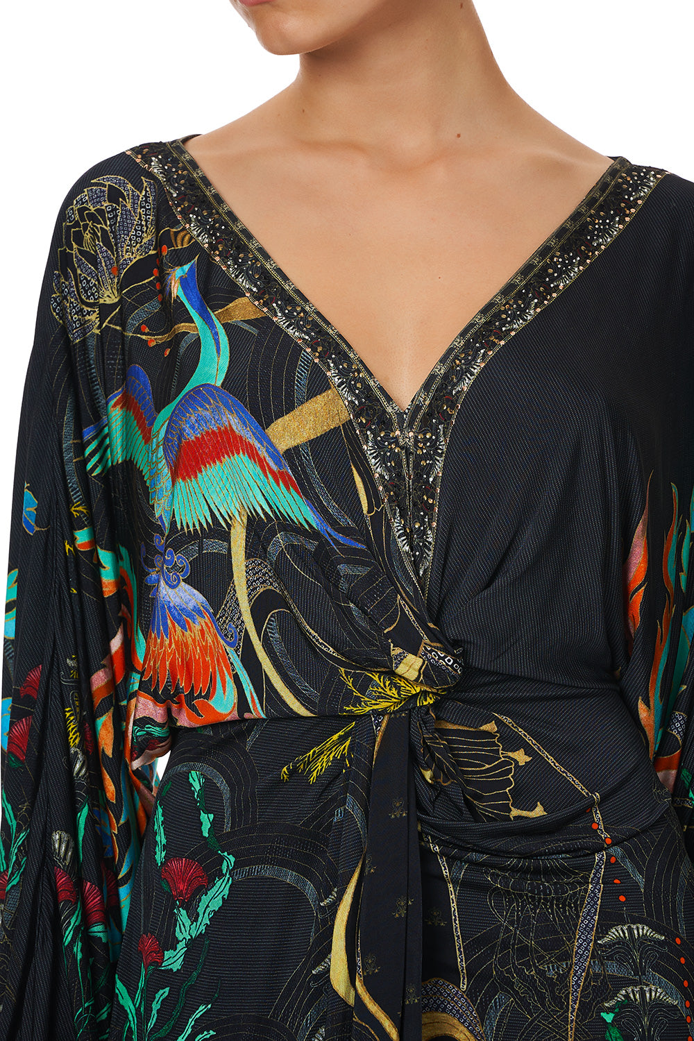 TWIST FRONT DRESS WISE WINGS