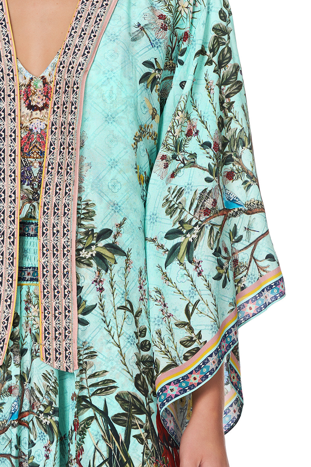KIMONO WITH LONG UNDERLAYER MILLAS BACKYARD