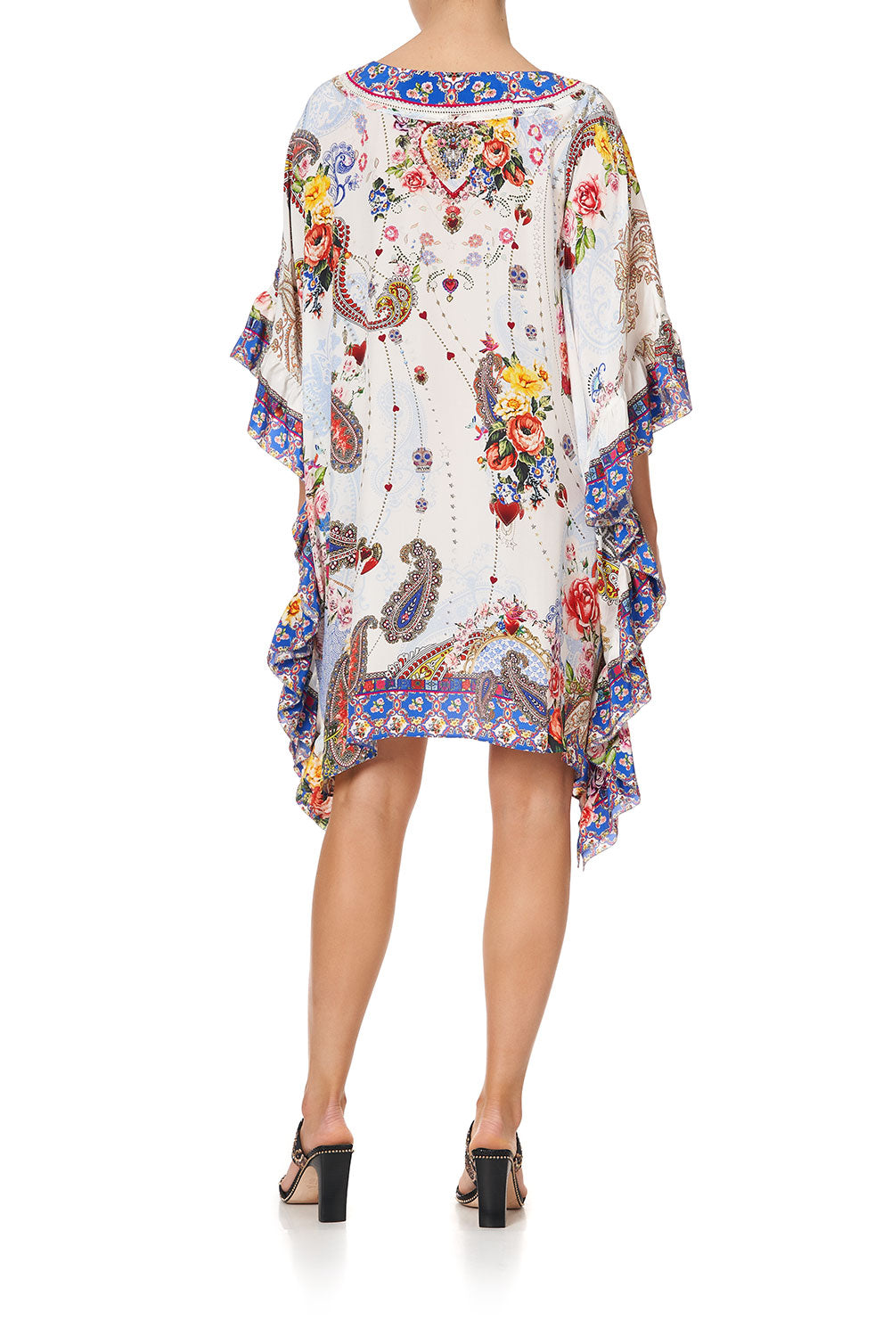 V-NECK KAFTAN WITH RUFFLE SLEEVE FRIDA FREEDOM