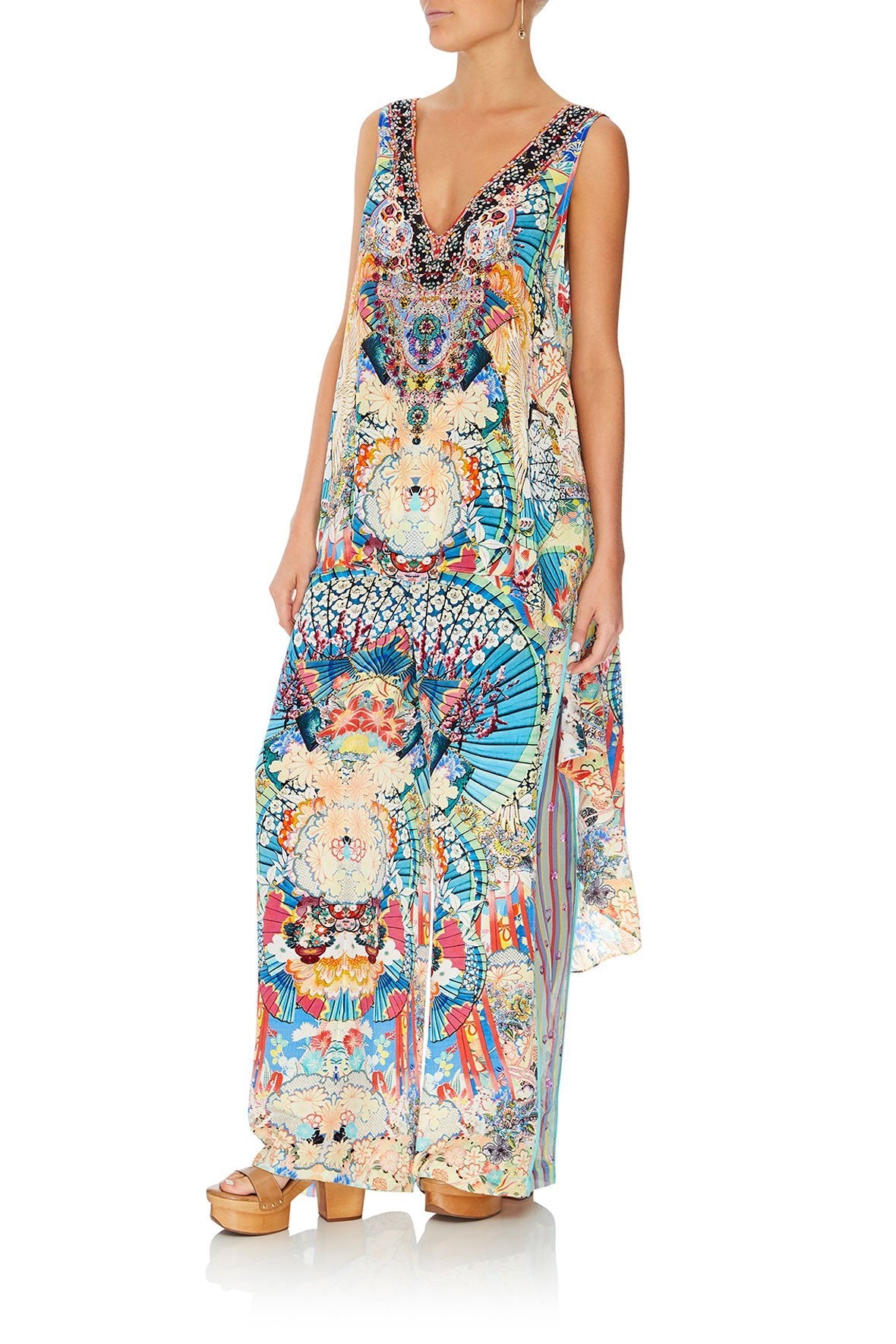 V-NECK TOP WITH SPLIT BACK MISO IN LOVE