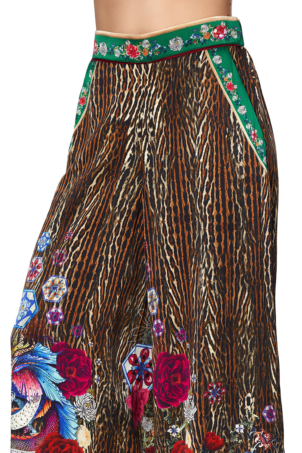 WIDE LEG PANT WITH CUFFS JEWEL OF JUPITER