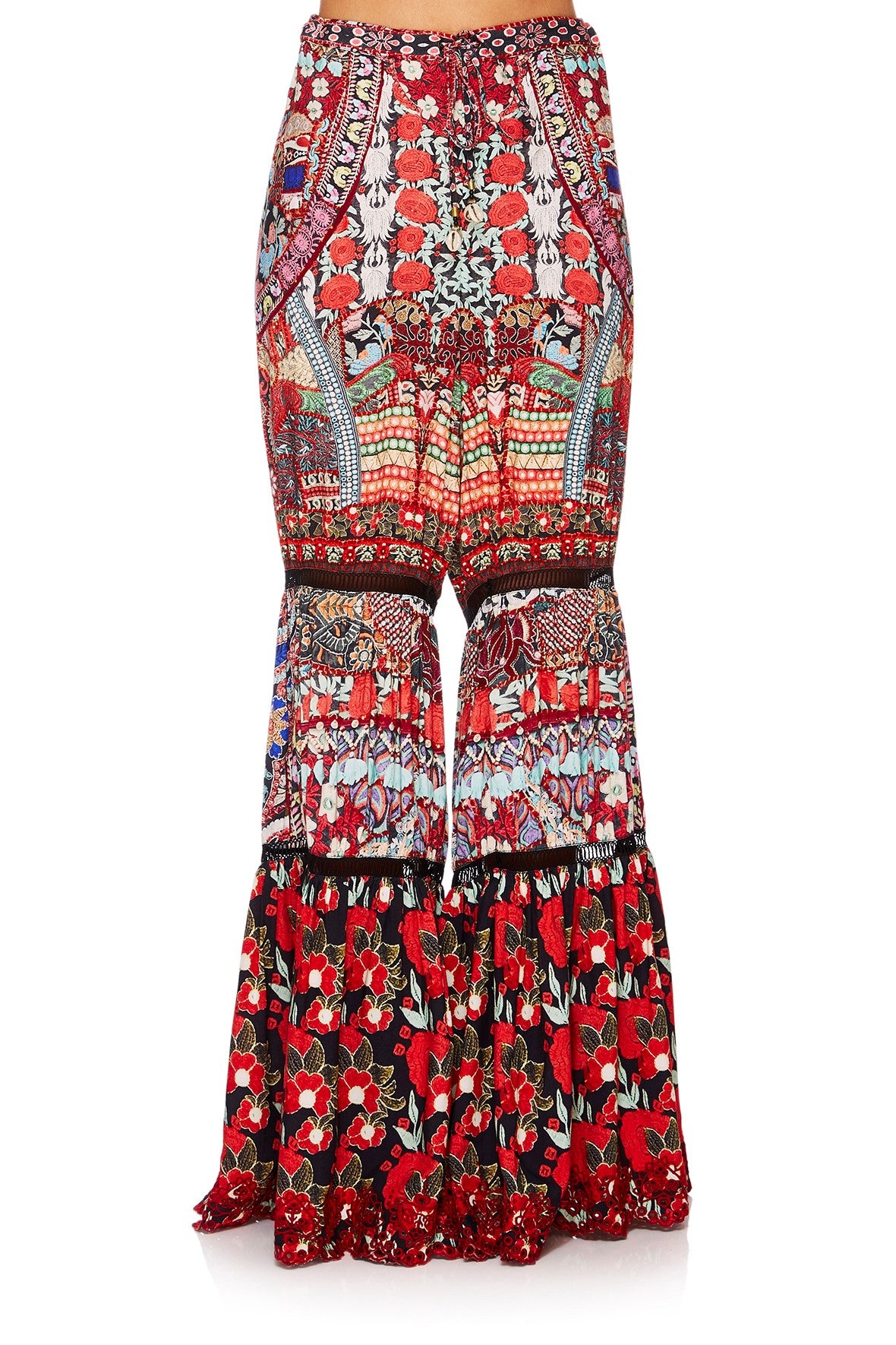 QUEEN ALIKA WIDE LEG TIERED PANT