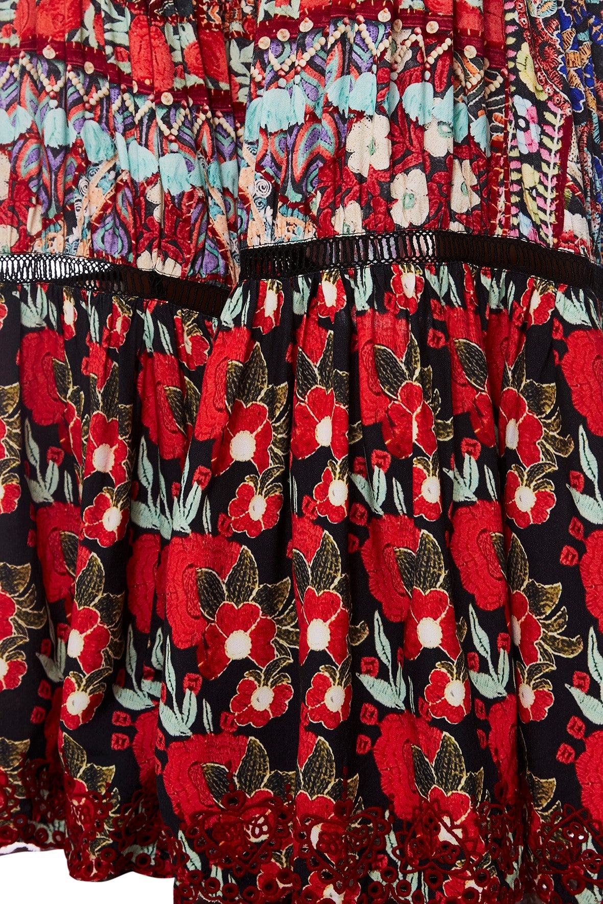 QUEEN ALIKA WIDE LEG TIERED PANT