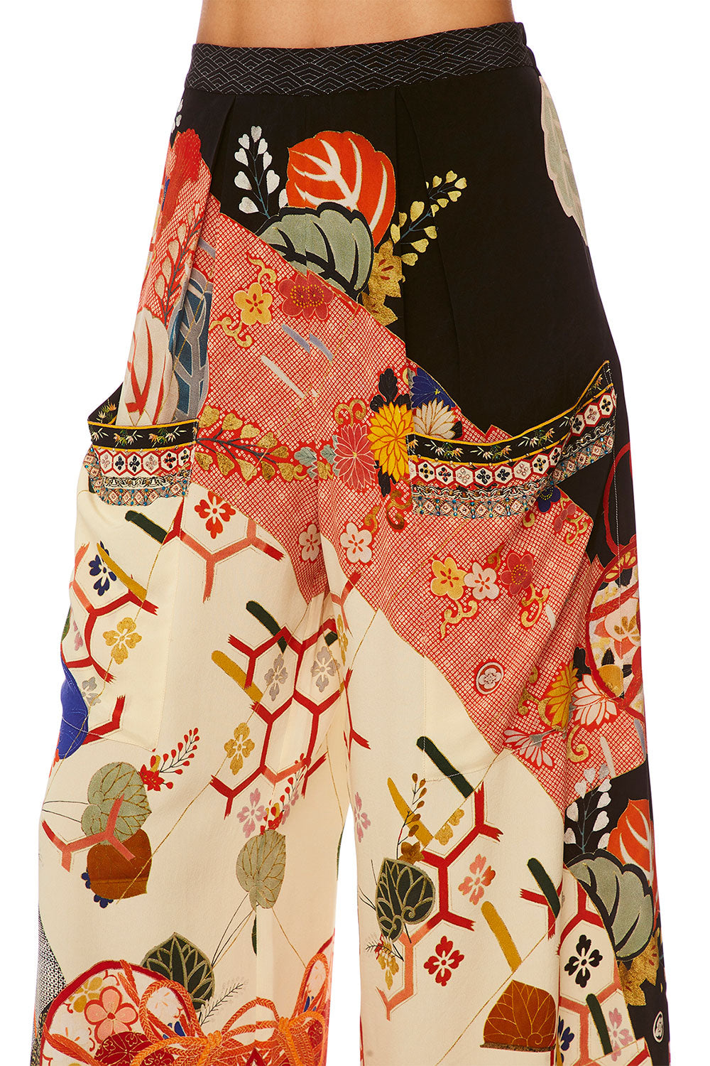 CAMILLA KISSING THE SUN WIDE LEG TROUSER W FRONT POCKETS