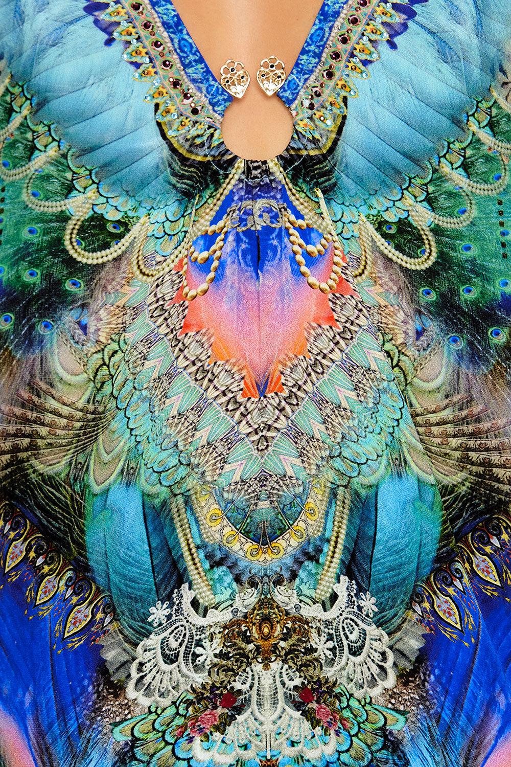 CAMILLA WIDE STRAP U-RING TOP FREEDOM FLIGHT