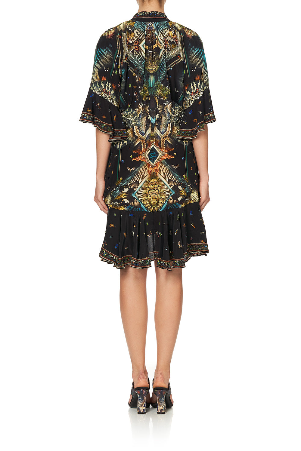 WRAP DRESS WITH RAGLAN SLEEVE MATERNAL INSTINCT