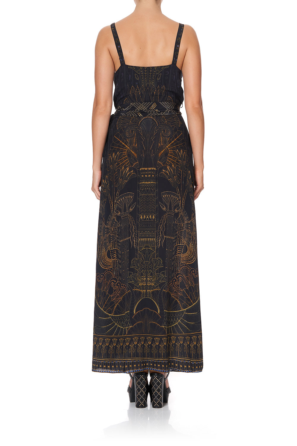 WRAP DRESS WITH TWIST STRAPS COBRA KING