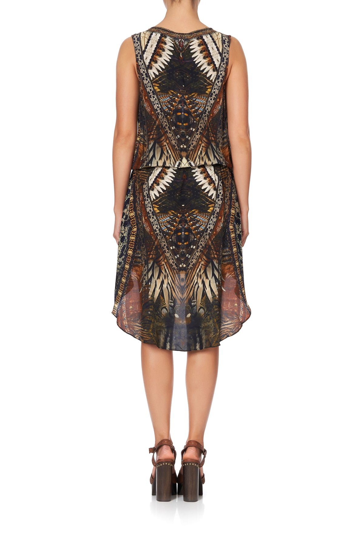 CROSS OVER DRESS WITH LONG BACK KAKADU CALLING