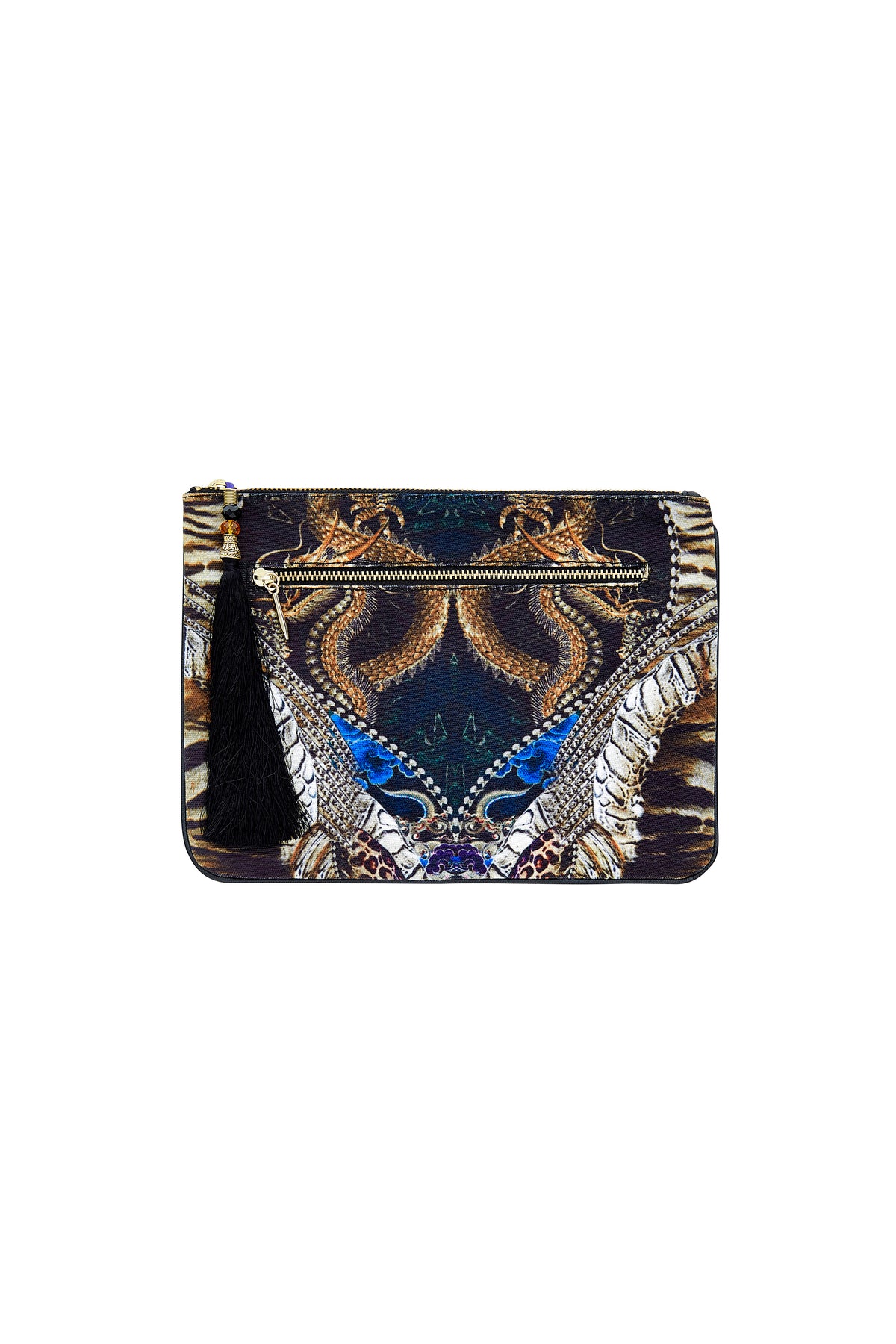 DRAGON LADY SMALL CANVAS CLUTCH