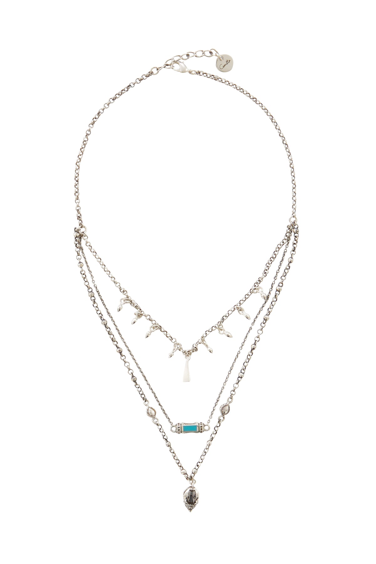 DRESS UP BOX TIERED NECKLACE