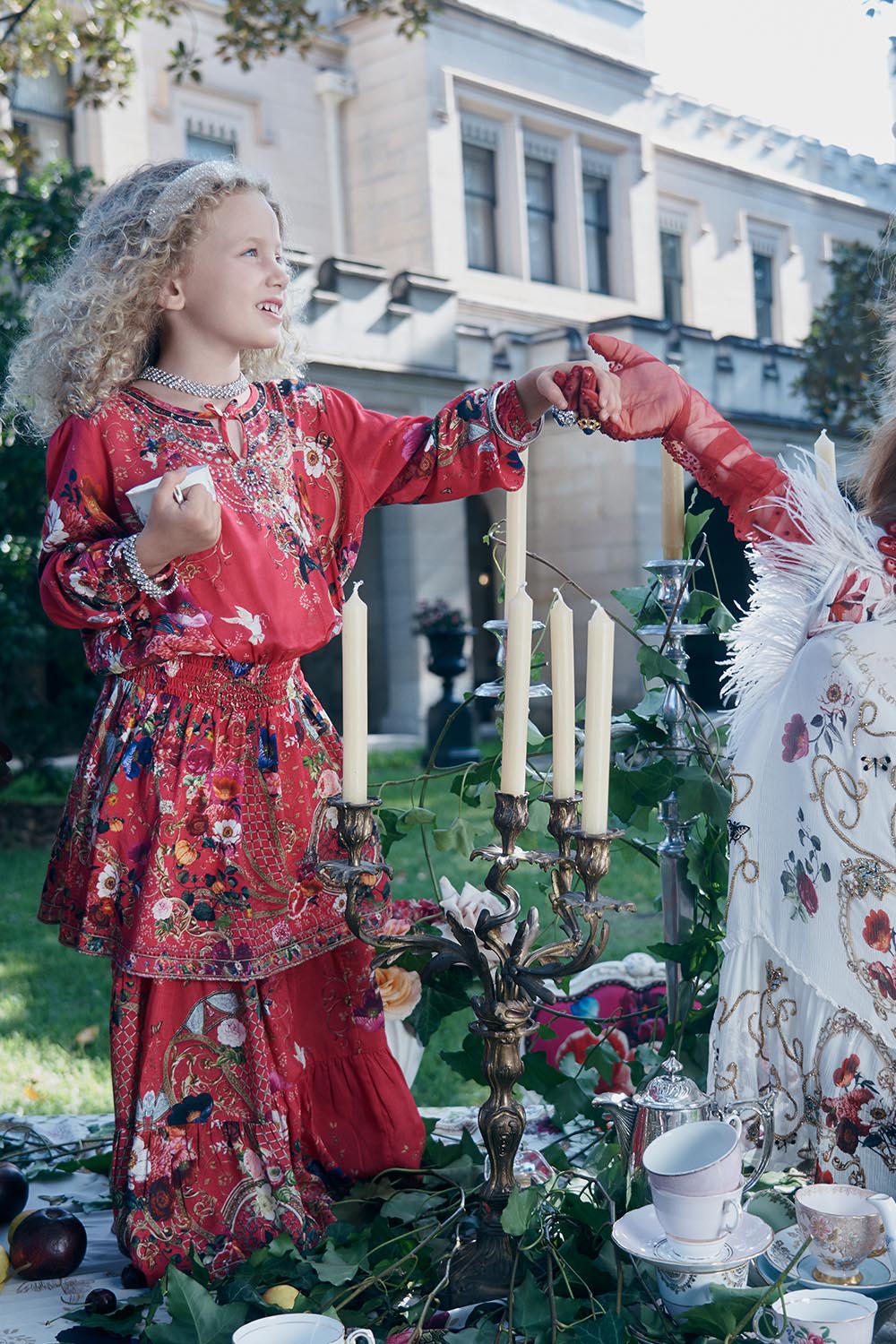 KIDS RELAXED SHIRRED WAIST DRESS BEAUTIFUL BEINGS