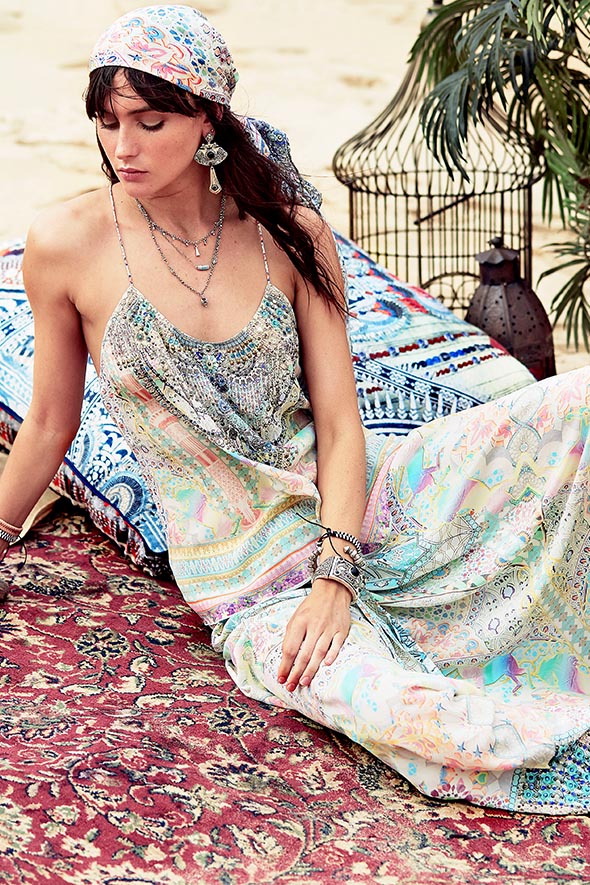 MY DUBAI DREAM T-BACK SHOESTRING TOP