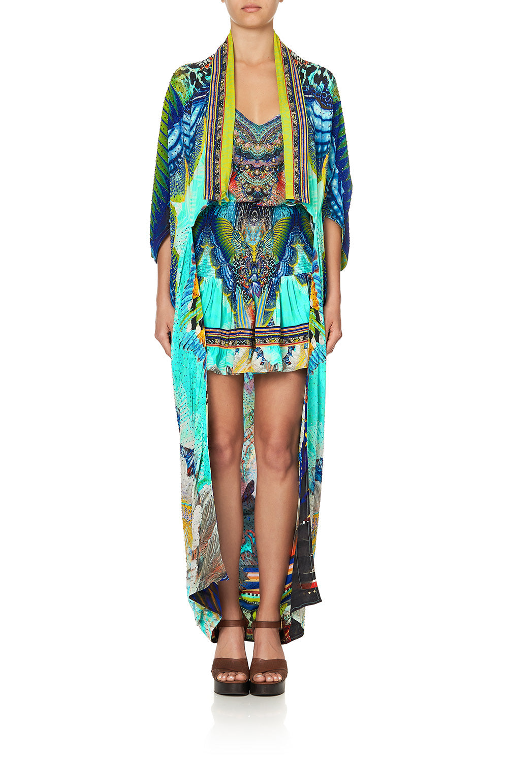 REVERSIBLE EMBELLISHED COAT REEF WARRIOR