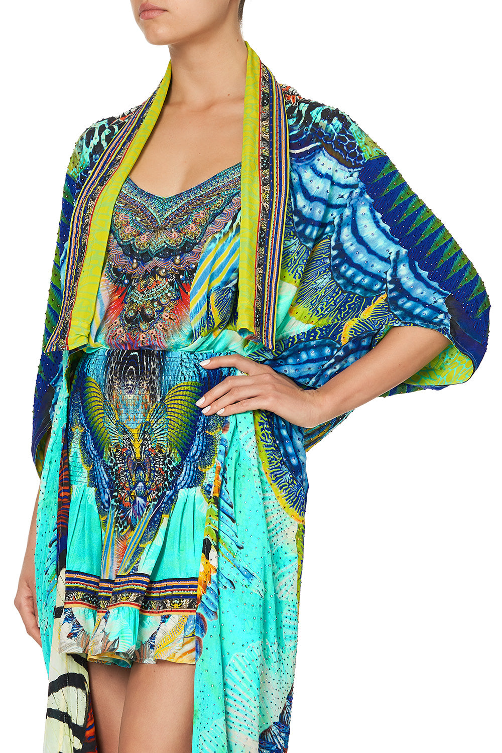 REVERSIBLE EMBELLISHED COAT REEF WARRIOR