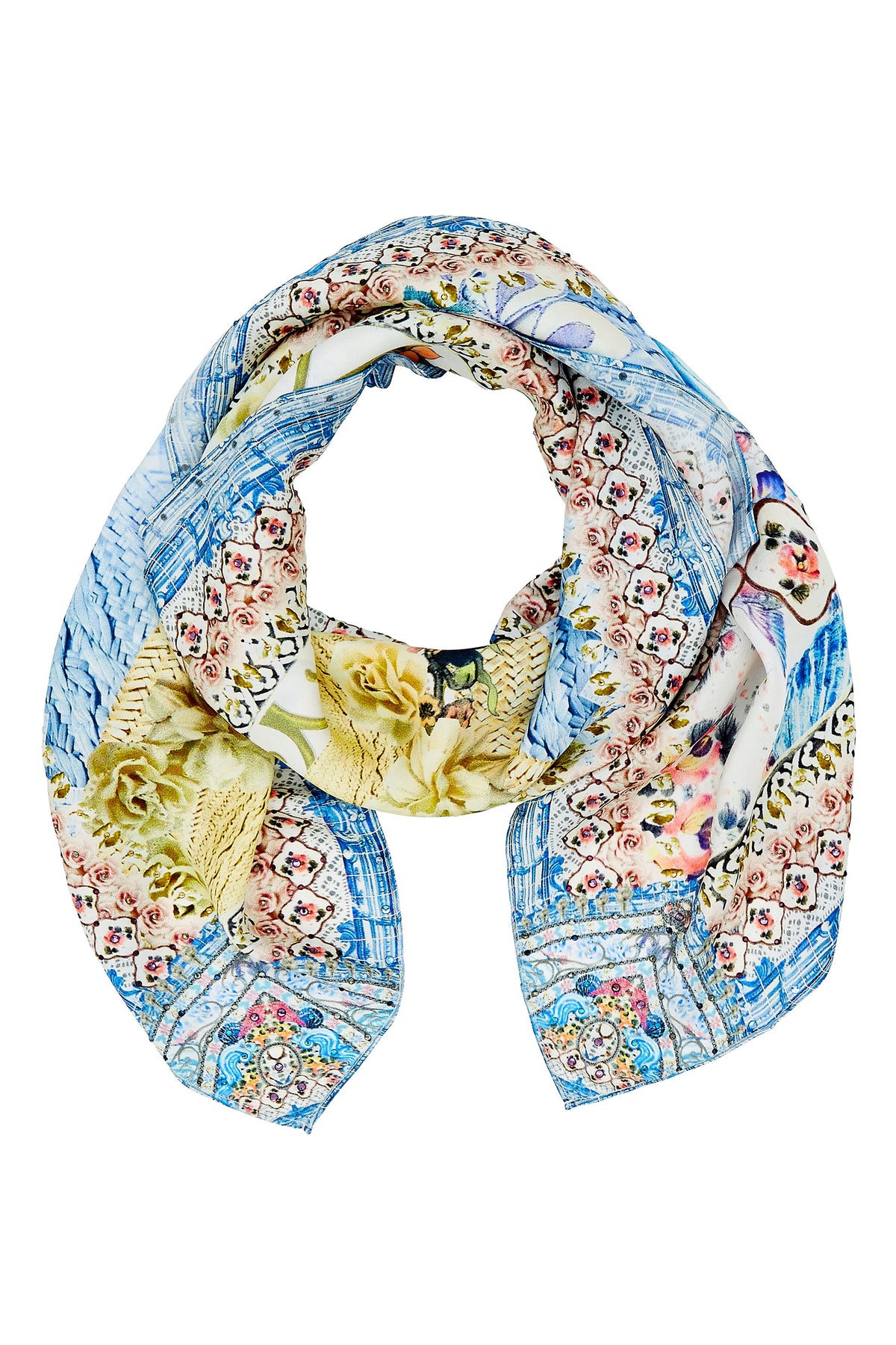 GIRL NEXT DOOR LARGE SQUARE SCARF